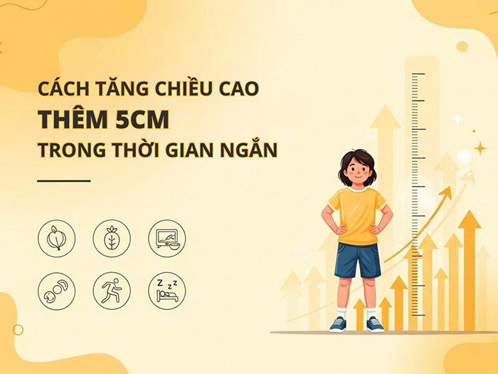 Khám phá cách giúp trẻ tăng chiều cao thêm 5cm.