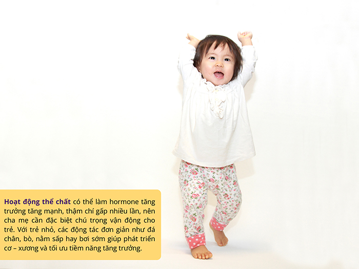 Thường xuyên vận động thể chất giúp cho trẻ phát triển khỏe mạnh