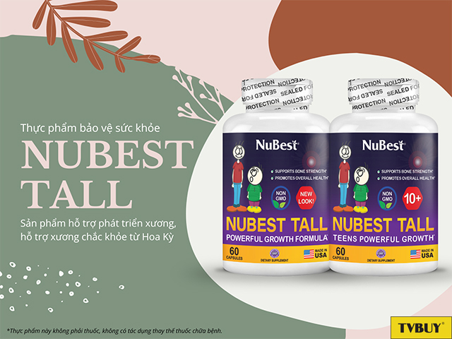 TPBVSK NuBest Tall và TPBVSK NuBest Tall 10+ phù hợp cho trẻ từ 13 tuổi