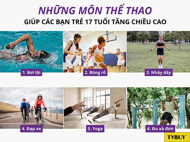 Các môn thể thao có lợi cho quá trình cải thiện vóc dáng