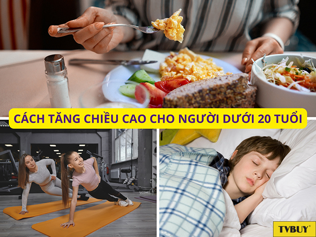 Cách tăng chiều cao hiệu quả cho người dưới 20 tuổi