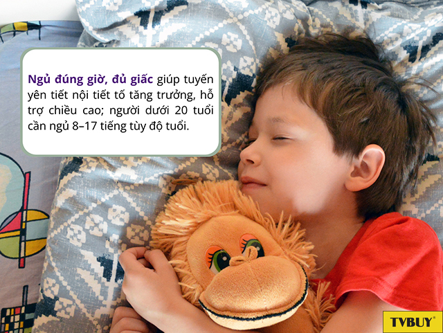Cải thiện giấc ngủ hỗ trợ cải thiện chiều cao cho người dưới 20 tuổi