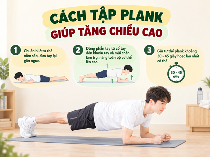 Plank giúp giảm mỡ thừa rất tốt và định hình vóc dáng chuẩn.