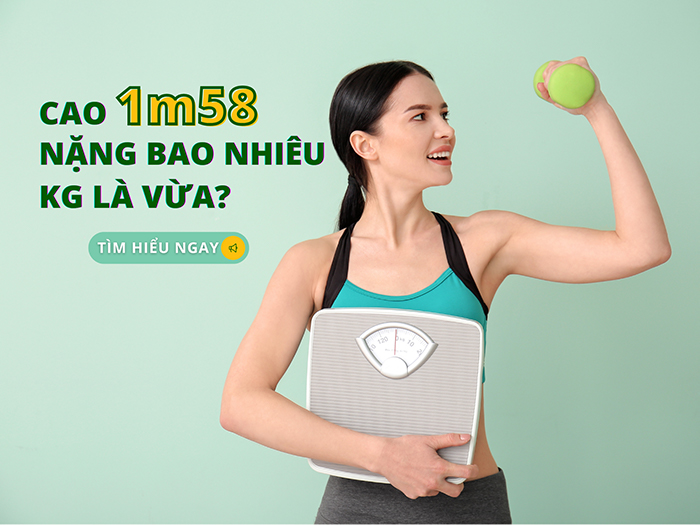 Cân nặng chuẩn của người 1m58 có sự khác biệt giữa giới tính