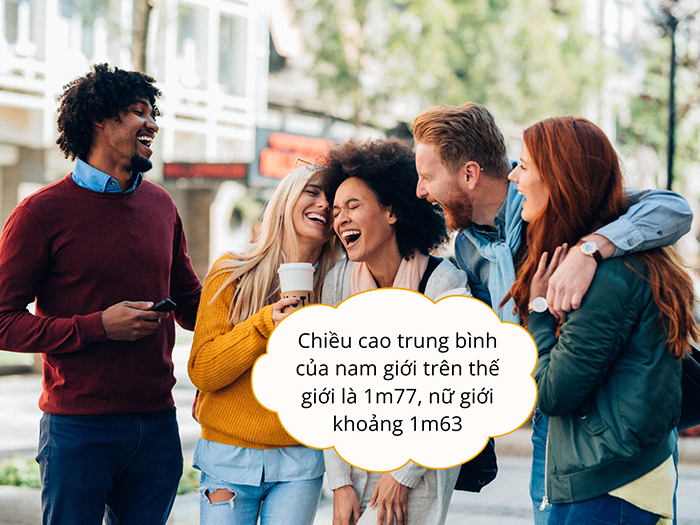 Chiều cao chuẩn của nam và nữ trưởng thành hiện nay
