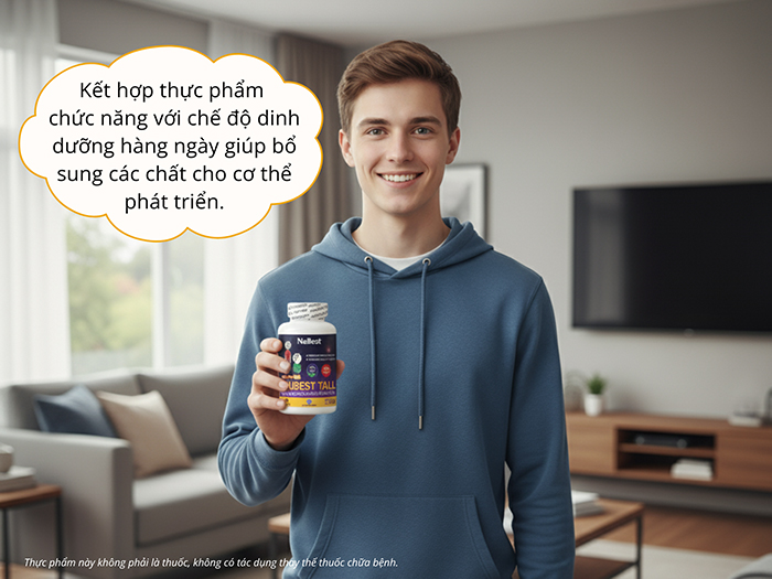 Sử dụng sản phẩm bổ sung dinh dưỡng cung cấp vi chất cho hệ xương