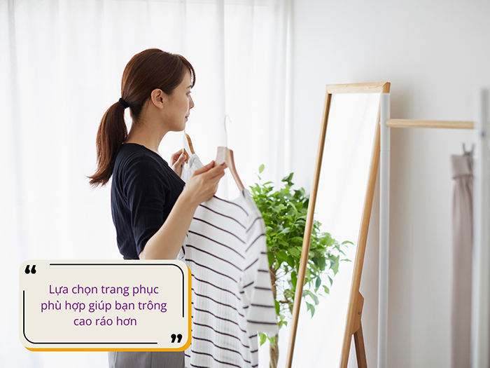Lựa chọn trang phục vừa vặn giúp bạn trông thon gọn hơn