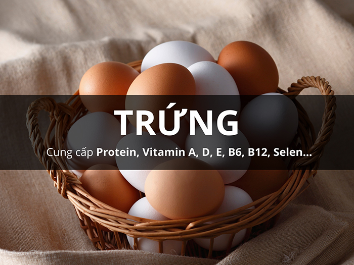 Giá trị dinh dưỡng trong trứng