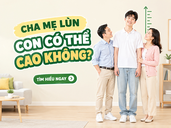 Di truyền không quyết định hoàn toàn chiều cao của một người.