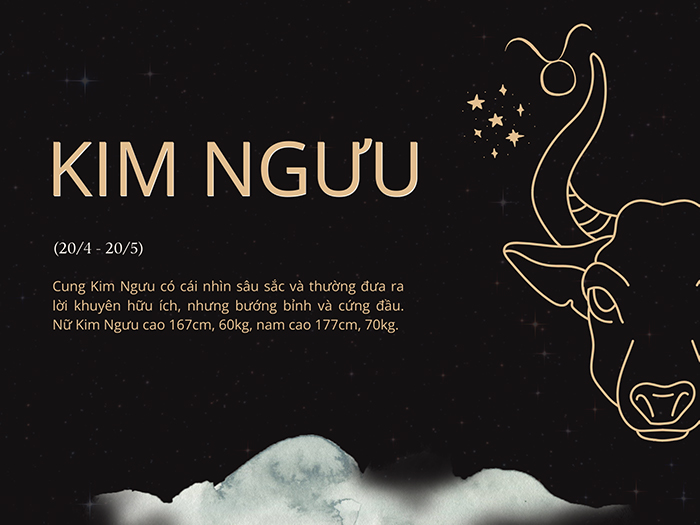 ​​​​​​​Kim Ngưu có tính cách và ngoại hình mạnh mẽ, nổi bật trong 12 cung hoàng đạo