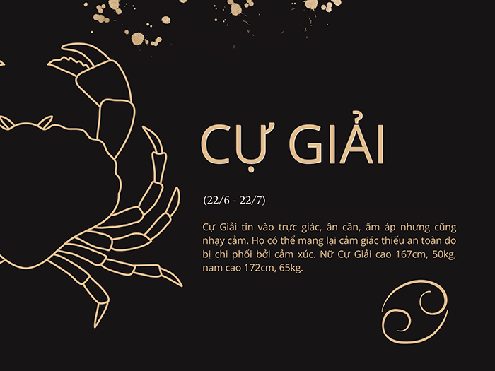 ​​​​​​​Cự giải thường có ngoại hình dưới chuẩn nhưng thu hút nhờ tính cách ấm áp