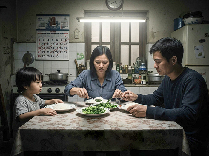 Tình hình kinh tế không tốt cũng là lý do khiến chế độ dinh dưỡng kém khoa học