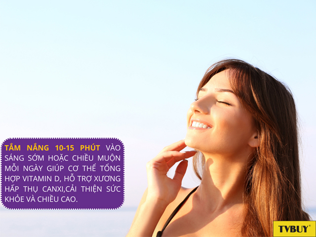 Tắm nắng cung cấp vitamin D cho cơ thể