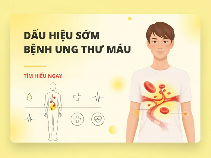 Tìm hiểu ngay dấu hiệu sớm bệnh ung thư máu để điều trị thuận lợi.