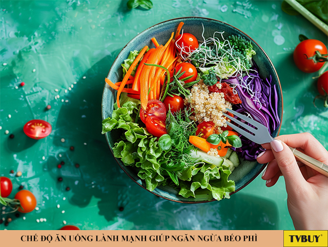 cách ăn uống để tránh béo phì