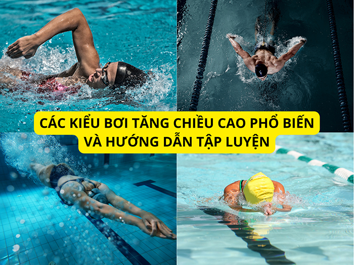 Tổng hợp các kiểu bơi tốt cho quá trình phát triển vóc dáng