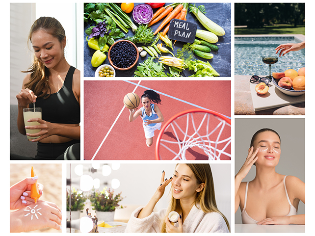 Kết hợp bổ sung collagen với chế độ dinh dưỡng cân bằng và tập luyện điều độ