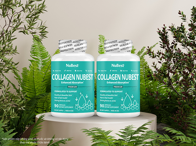Bổ sung thành phần collagen thuỷ phân với kích thước siêu nhỏ, thẩm thấu nhanh