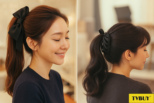 Buộc tóc đuôi ngựa sẽ giúp bạn trong cao ráo hơn