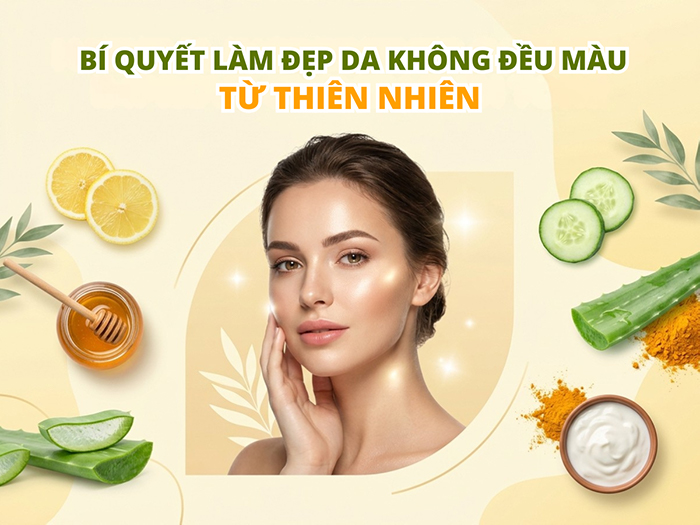 Làm đẹp da không đều màu có thể sử dụng nguyên liệu từ thiên nhiên.