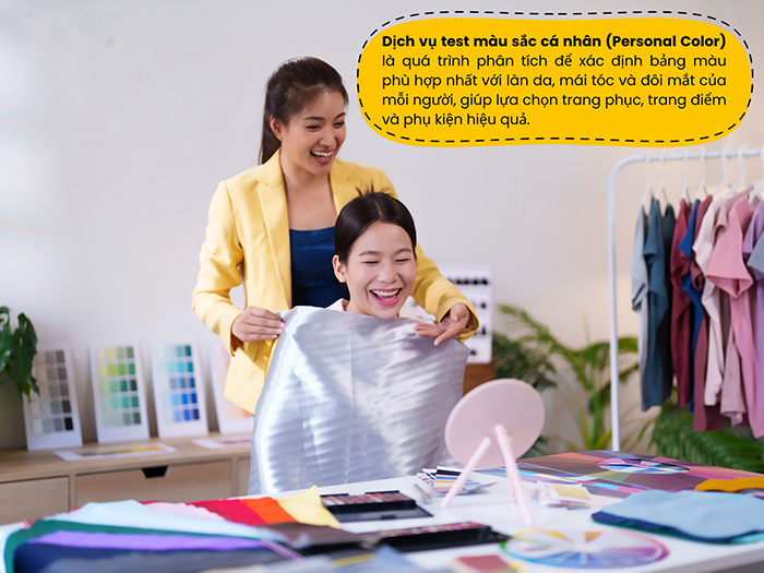 Test màu sắc da của bạn hợp với phong cách trang điểm, kiểu tóc, makeup…&nbsp;