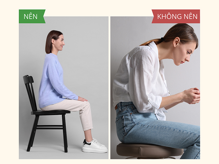 Luôn nhớ ngồi thẳng lưng giúp cột sống khỏe mạnh