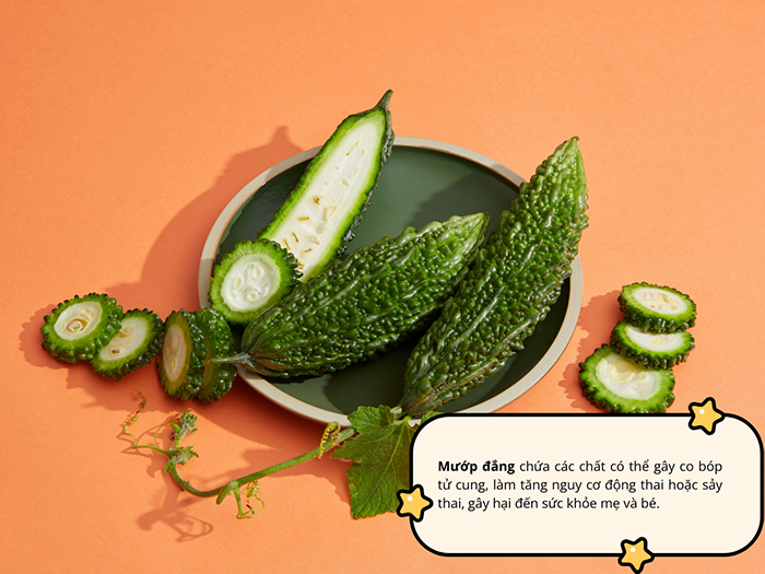 Mướp đắng chứa nhiều chất không tốt cho mẹ bầu, tăng nguy cơ sẩy thai