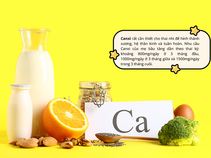 Canxi rất cần thiết cho mẹ bầu, cần bổ sung đủ lượng mỗi ngày
