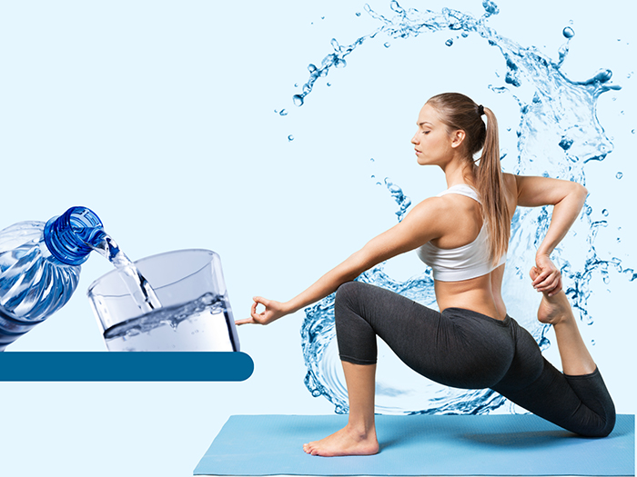 Bổ sung đủ nước giúp quá trình vận động diễn ra năng suất