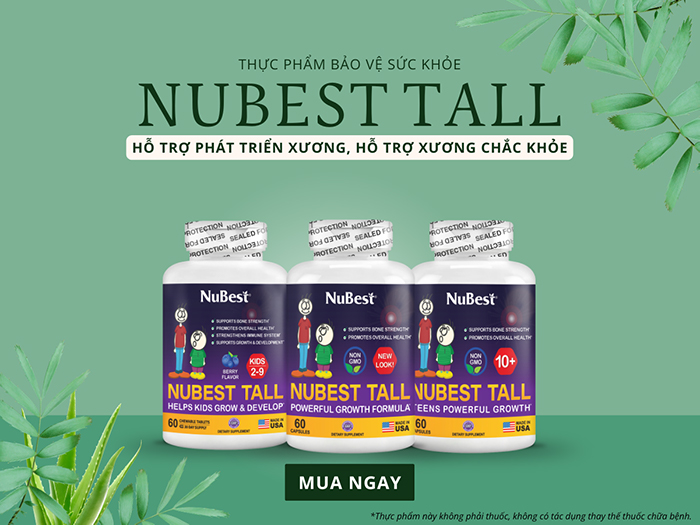 TPBVSK nhập khẩu từ Hoa Kỳ, phù hợp cho trẻ 2 - 18 tuổi