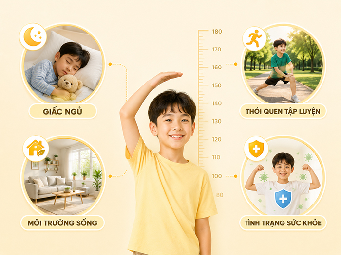 Những yếu tố khác giúp trẻ tăng chiều cao ngoài dinh dưỡng