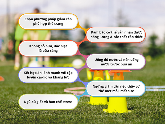 Lưu ý nếu muốn giảm cân an toàn