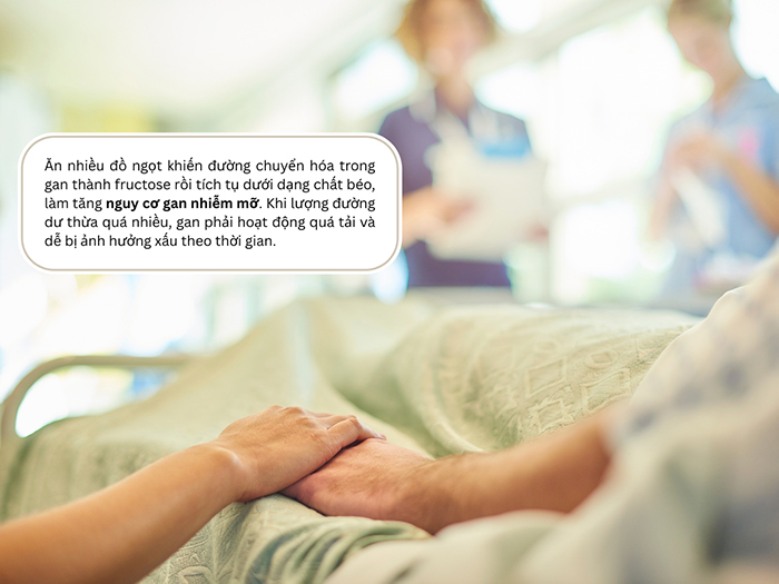 Bổ sung đường quá mức là một trong những lý do dẫn đến gan nhiễm mỡ