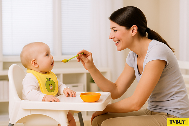 Hãy tạo cho bé niềm vui cùng sự hứng thú đặc biệt ngay từ lần đầu tiên ăn dặm.