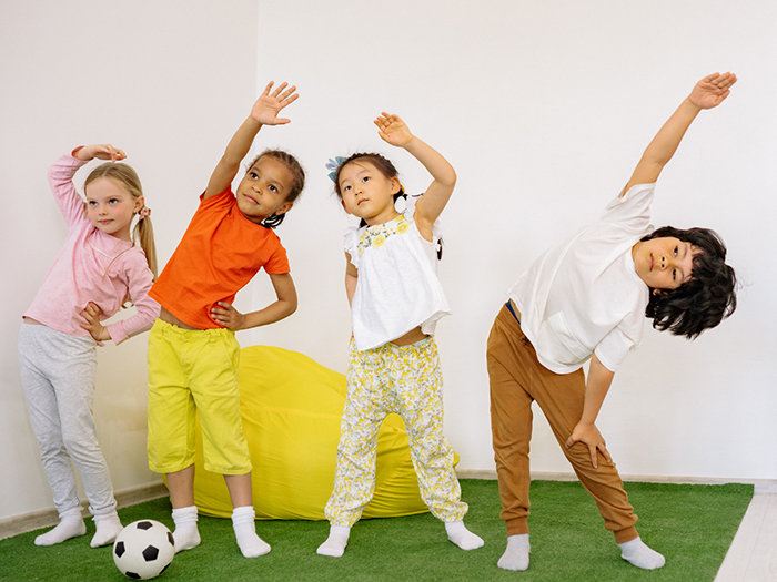 Trẻ em từ 6 tuổi trở lên có thể bắt đầu tập Aerobic để tăng chiều cao