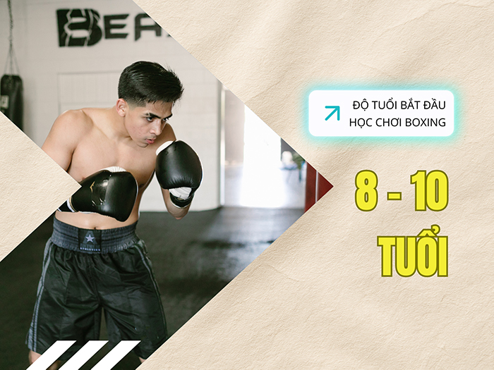 8 - 10 tuổi là độ tuổi lý tưởng để bắt đầu học boxing