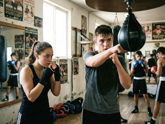 Tập boxing đòi hỏi sự tập trung cao độ