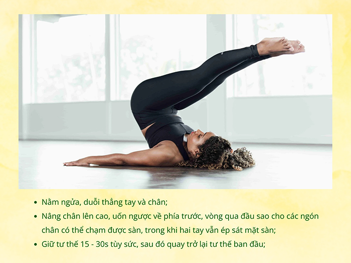 Các bước tập Pilates cuộn toàn thân
