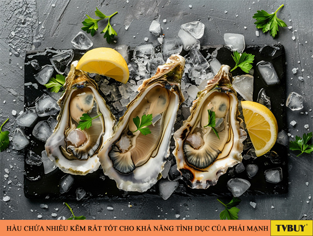 hàu thức ăn trị yếu sinh lý