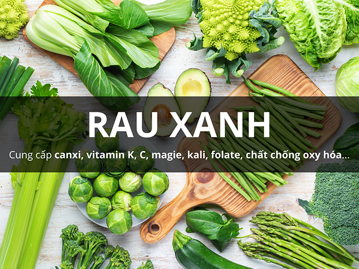 Giá trị dinh dưỡng của các loại rau củ