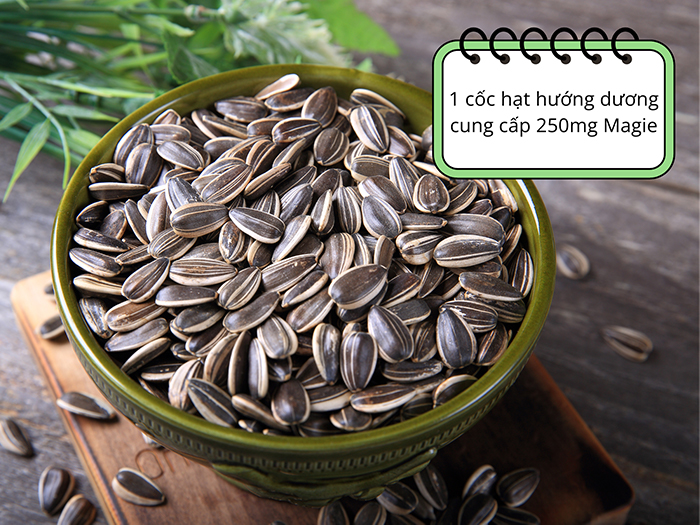 Hạt hướng dương chứa đa dạng dưỡng chất tốt cho cơ thể
