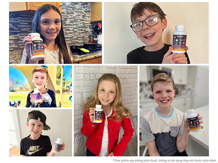 Các sản phẩm của NuBest Tall đang được tin dùng bởi hàng triệu trẻ trên thế giới
