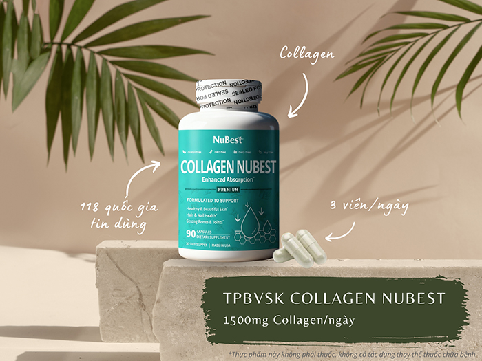 Bổ sung Collagen với sản phẩm hỗ trợ chất lượng giúp da khỏe từ bên trong