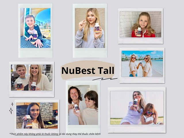 Hàng triệu khách hàng yêu thích TPBVSK NuBest Tall, NuBest Tall 10+