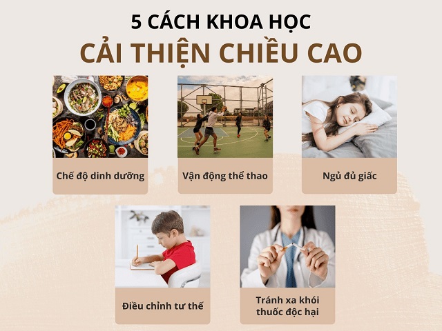 Những phương pháp giúp tăng chiều cao cho trẻ em và thanh thiếu niên