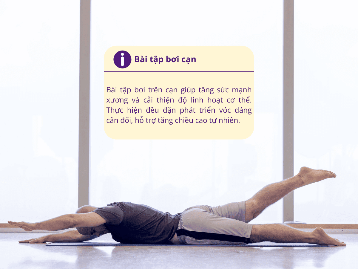 Bơi cạn phát triển sức khỏe toàn thân cho trẻ em và thanh thiếu niên