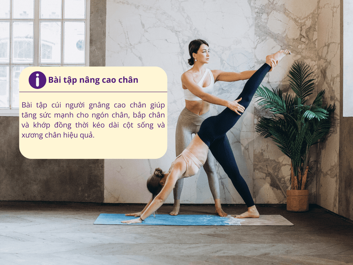 Bài tập nâng cao chân là một trong những cách làm chân dài ra hiệu quả