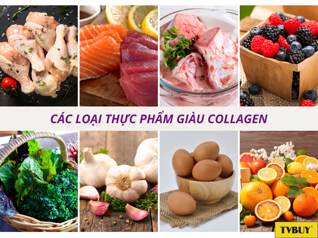 Các loại thực phẩm giàu collagen cho cơ thể