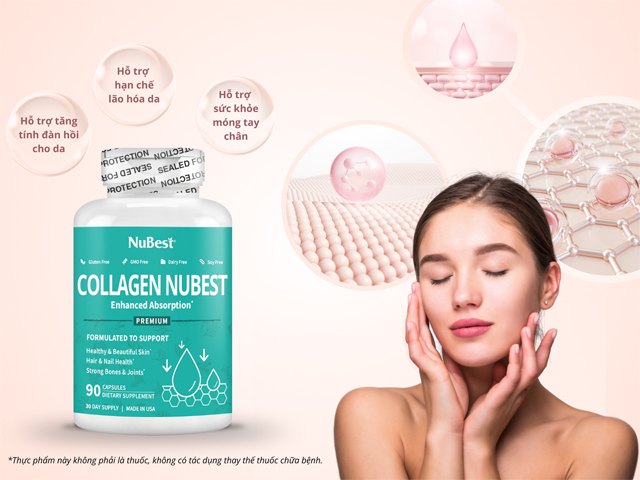 TPBVSK Collagen NuBest giúp bổ sung Collagen cho cơ thể