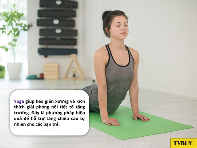 Yoga là lựa chọn tuyệt vời cho phát triển chiều cao